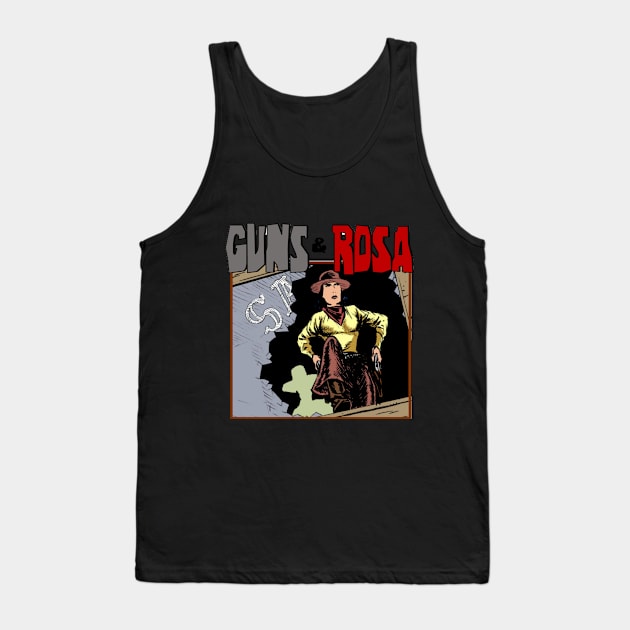 Guns & Rosa 2 Tank Top by Blue Moon Comics Group